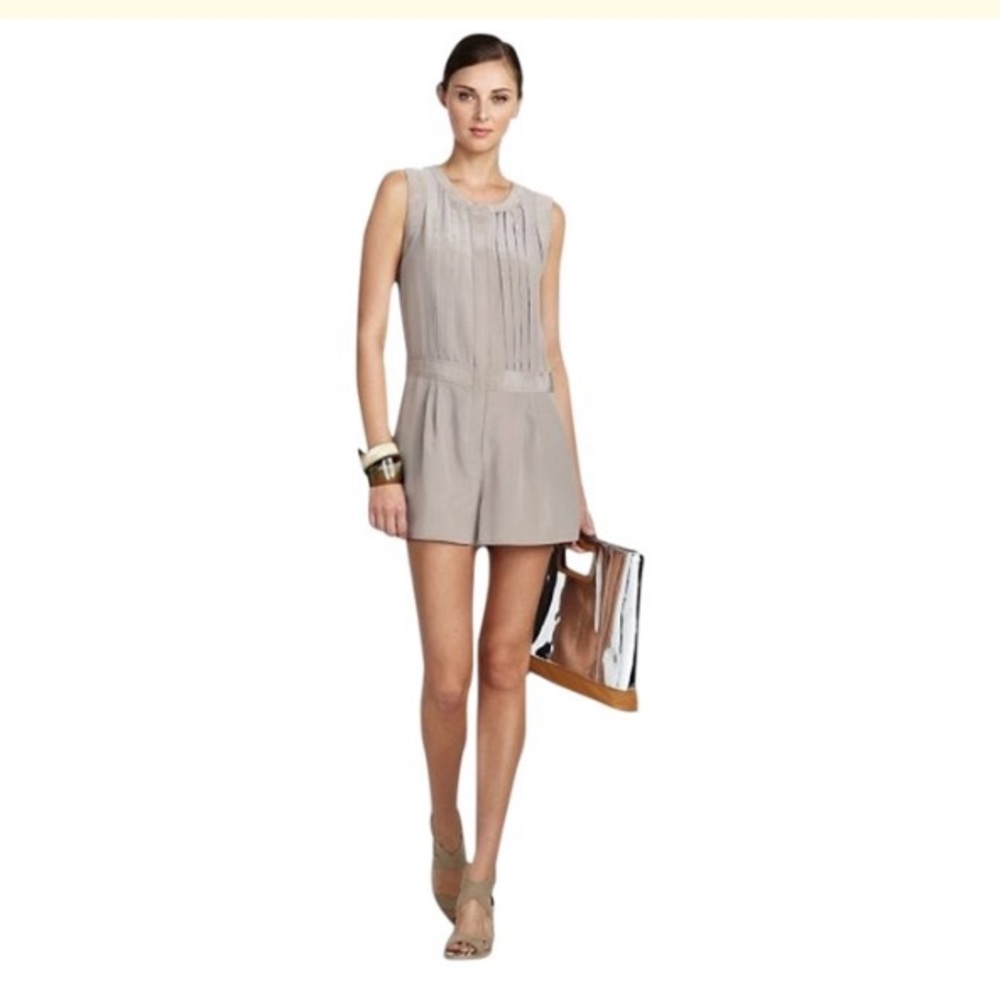 BCBGMAXAZRIA Black Paloma Romper